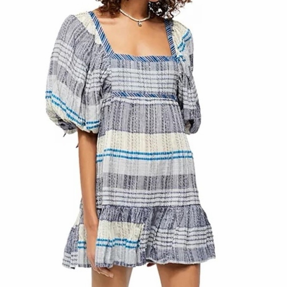 Free People Peasant Mini Dress size Medium